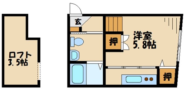 ラシュレの物件間取画像